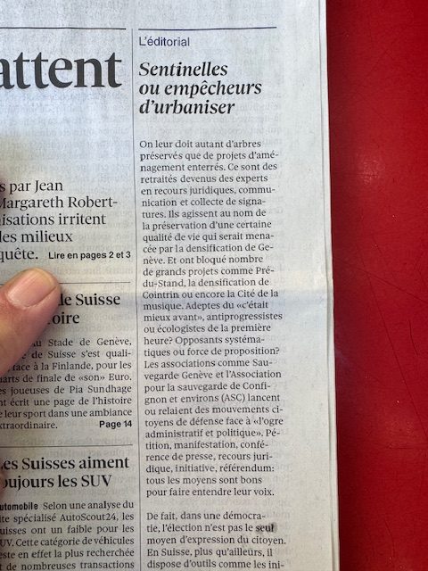 Les associations – une réelle force de proposition - article de la TdG du 12 juillet 2025 3 sauvegarde geneve les associations une reelle force de proposition article de la tdg du 12 juillet 2025 img 2114 rotated