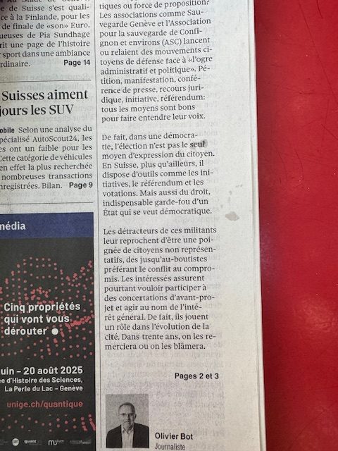 Les associations – une réelle force de proposition - article de la TdG du 12 juillet 2025 4 sauvegarde geneve les associations une reelle force de proposition article de la tdg du 12 juillet 2025 img 2115 rotated
